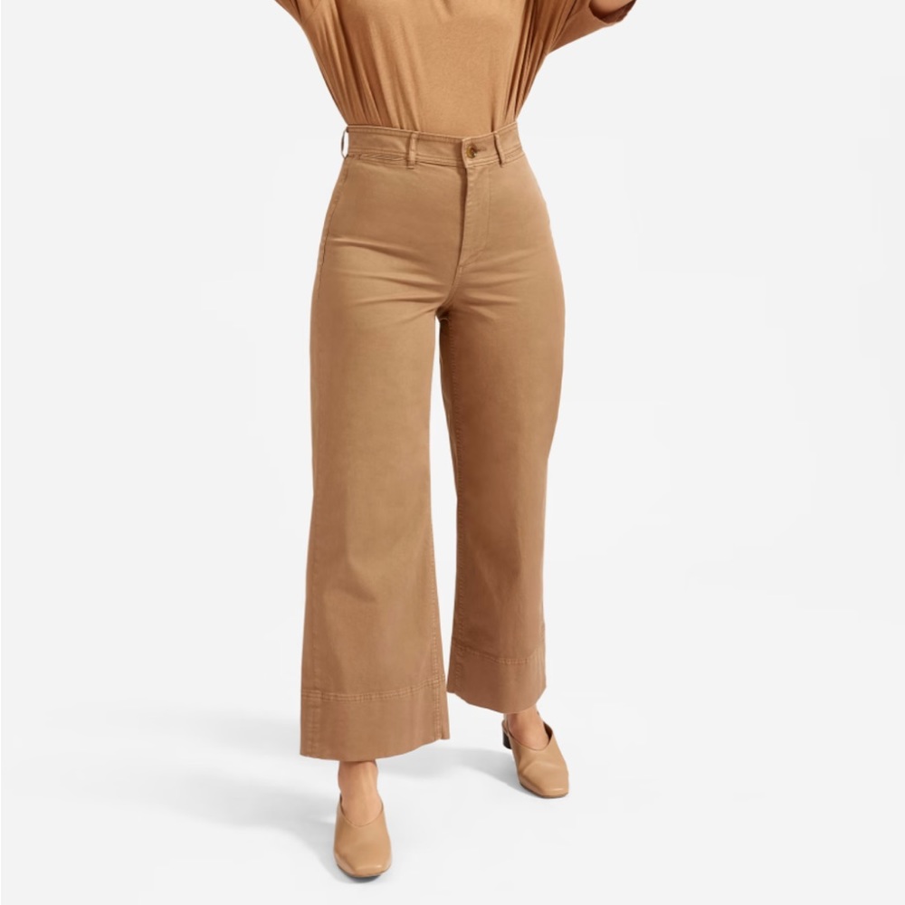 Everlane - Lightweight Wide-Leg Crop Chino